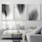 Cozy Black And White Living Room Design Ideas 09