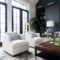 Cozy Black And White Living Room Design Ideas 23
