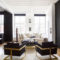 Cozy Black And White Living Room Design Ideas 33