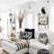 Cozy Black And White Living Room Design Ideas 41