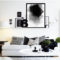 Cozy Black And White Living Room Design Ideas 42