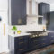 Elegant Navy Kitchen Cabinets For Decorating Your Kitchen 03