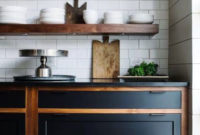Elegant Navy Kitchen Cabinets For Decorating Your Kitchen 04