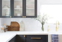 Elegant Navy Kitchen Cabinets For Decorating Your Kitchen 05