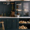 Elegant Navy Kitchen Cabinets For Decorating Your Kitchen 06