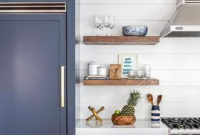 Elegant Navy Kitchen Cabinets For Decorating Your Kitchen 07