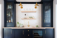 Elegant Navy Kitchen Cabinets For Decorating Your Kitchen 09