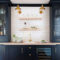 Elegant Navy Kitchen Cabinets For Decorating Your Kitchen 09