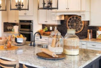 Elegant Navy Kitchen Cabinets For Decorating Your Kitchen 16