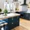 Elegant Navy Kitchen Cabinets For Decorating Your Kitchen 25