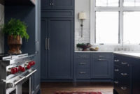 Elegant Navy Kitchen Cabinets For Decorating Your Kitchen 35