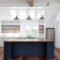 Elegant Navy Kitchen Cabinets For Decorating Your Kitchen 36