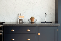 Elegant Navy Kitchen Cabinets For Decorating Your Kitchen 38