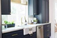 Elegant Navy Kitchen Cabinets For Decorating Your Kitchen 40