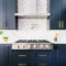 Elegant Navy Kitchen Cabinets For Decorating Your Kitchen 41