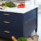 Elegant Navy Kitchen Cabinets For Decorating Your Kitchen 42