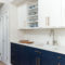 Elegant Navy Kitchen Cabinets For Decorating Your Kitchen 45