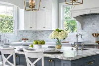 Inspiring Blue And White Kitchen Ideas To Love 34