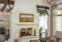 Rustic Farmhouse Fireplace Ideas For Your Living Room 08