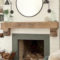 Rustic Farmhouse Fireplace Ideas For Your Living Room 12