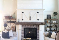 Rustic Farmhouse Fireplace Ideas For Your Living Room 13