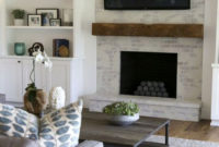 Rustic Farmhouse Fireplace Ideas For Your Living Room 17