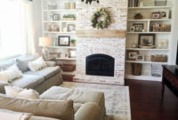 Rustic Farmhouse Fireplace Ideas For Your Living Room 31
