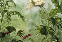 Best Ideas Of Tropical Wall Mural For Summer 29