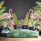 Best Ideas Of Tropical Wall Mural For Summer 30
