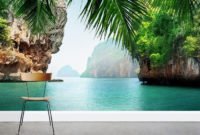 Best Ideas Of Tropical Wall Mural For Summer 43