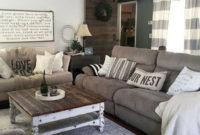 Gorgeous Farmhouse Design Ideas For Living Room 03