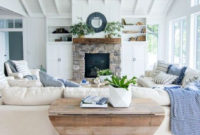 Gorgeous Farmhouse Design Ideas For Living Room 15