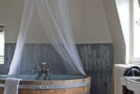 Marvelous Wooden Bathtub Design Ideas To Get Relax 08