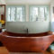 Marvelous Wooden Bathtub Design Ideas To Get Relax 13