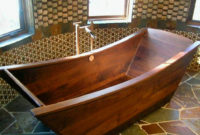 Marvelous Wooden Bathtub Design Ideas To Get Relax 18
