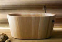 Marvelous Wooden Bathtub Design Ideas To Get Relax 19