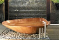 Marvelous Wooden Bathtub Design Ideas To Get Relax 22