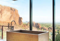 Marvelous Wooden Bathtub Design Ideas To Get Relax 44