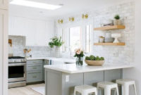 Minimalist Small White Kitchen Design Ideas 46