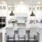 Minimalist Small White Kitchen Design Ideas 47