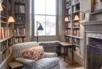 Wonderful Home Library Design Ideas To Make Your Home Look Fantastic 27