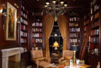 Wonderful Home Library Design Ideas To Make Your Home Look Fantastic 51
