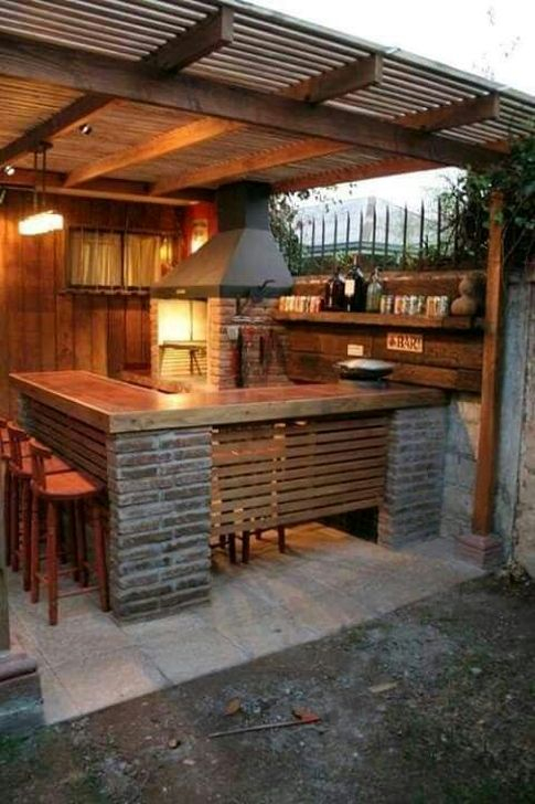 49 Cheap And Easy DIY Outdoor Bars Ideas