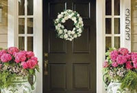 Creative Front Door Flowers Pot Ideas 15