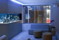 Modern Aquarium Partition Ideas For Living Room 04