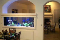 Modern Aquarium Partition Ideas For Living Room 15