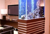 Modern Aquarium Partition Ideas For Living Room 18