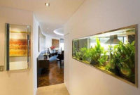 Modern Aquarium Partition Ideas For Living Room 22