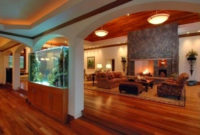 Modern Aquarium Partition Ideas For Living Room 25