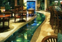 Modern Aquarium Partition Ideas For Living Room 26